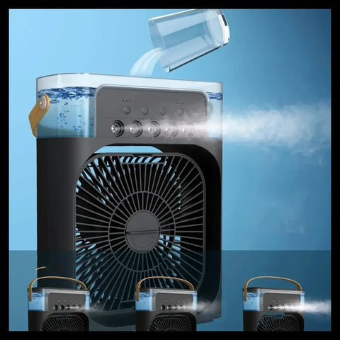 Portable Air Cooler Desk Fan with Water Spray Portable Air Cooler Desk Fan with Water Spray