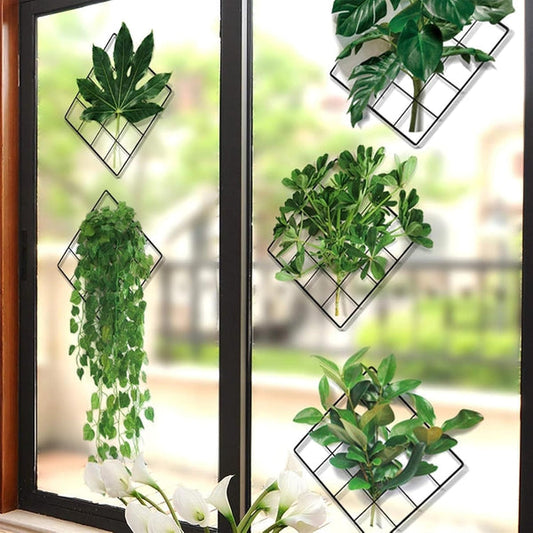 3D Green Plant Wall Sticker (Pack of 2)
