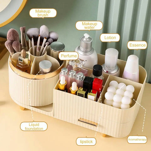 New Elegant Style Brush Holder and Cosmetic Tray New Elegant Style Brush Holder and Cosmetic Tray