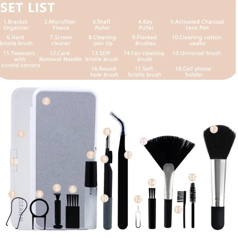 18 in 1 Computer/Mobile Accessories Cleaning Kit 18 in 1 Computer/Mobile Accessories Cleaning Kit
