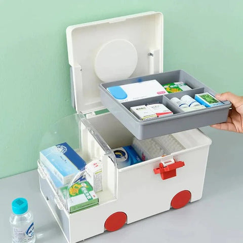 Ambulance Shape Portable Medicine Box Ambulance Shape Portable Medicine Box