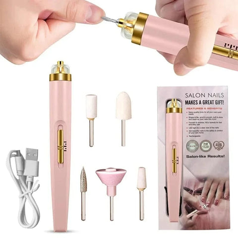 5 in 1 Electric Nail Drill Kit, Rechargeable Cordless Manicure Kit 5 in 1 Electric Nail Drill Kit, Rechargeable Cordless Manicure Kit