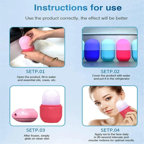 Silicone Face Ice Roller Silicone Face Ice Roller