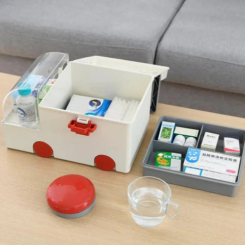 Ambulance Shape Portable Medicine Box Ambulance Shape Portable Medicine Box