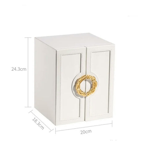 Multilayer Leather Drawer Jewellery Organizer Multilayer Leather Drawer Jewellery Organizer