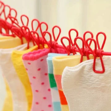 12 Clips Elastic Laundry Rope 12 Clips Elastic Laundry Rope