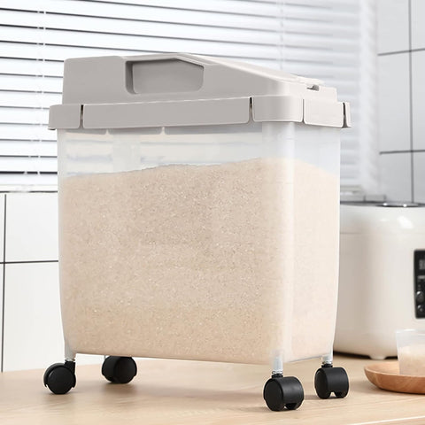 10Kg Rice Storage Container With Wheels 10Kg Rice Storage Container With Wheels