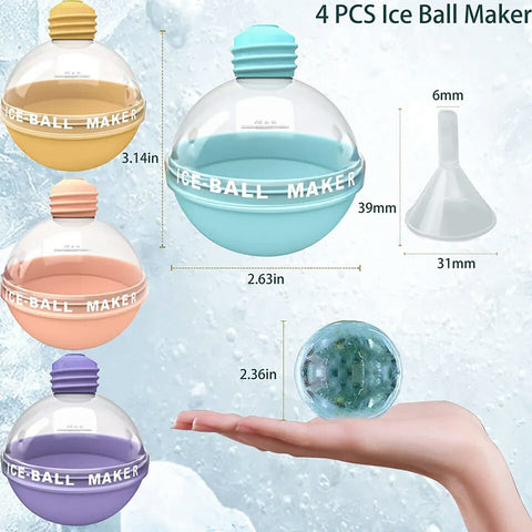 1PC Ice Ball Maker Mold 2.5 Inches 1PC Ice Ball Maker Mold 2.5 Inches