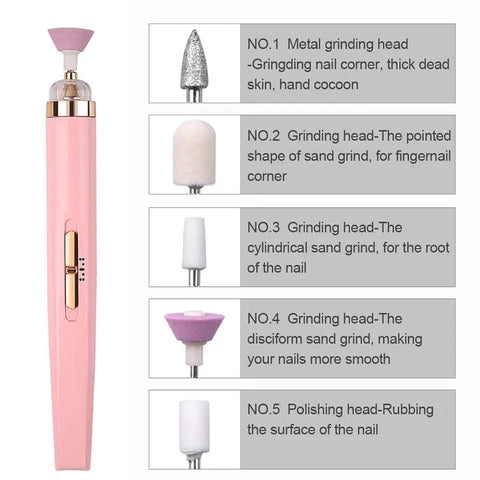 5 in 1 Electric Nail Drill Kit, Rechargeable Cordless Manicure Kit 5 in 1 Electric Nail Drill Kit, Rechargeable Cordless Manicure Kit