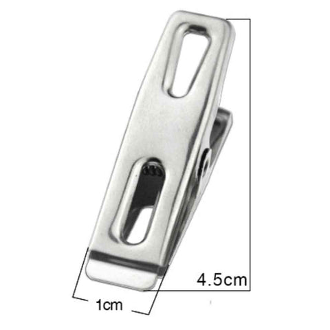 12Pcs Clothes Pegs Stainless Steel 12Pcs Clothes Pegs Stainless Steel