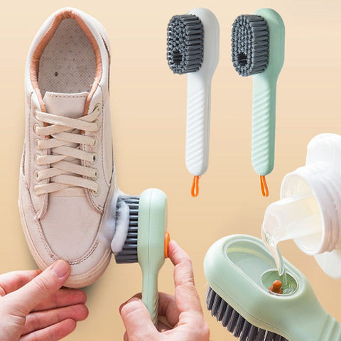 Multifunctional Shoe Brushes With Soap Dispenser Multifunctional Shoe Brushes With Soap Dispenser