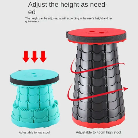 Stool Portable Camping Foldable Chair Telescopic Folding Stools Seat Stool Portable Camping Foldable Chair Telescopic Folding Stools Seat