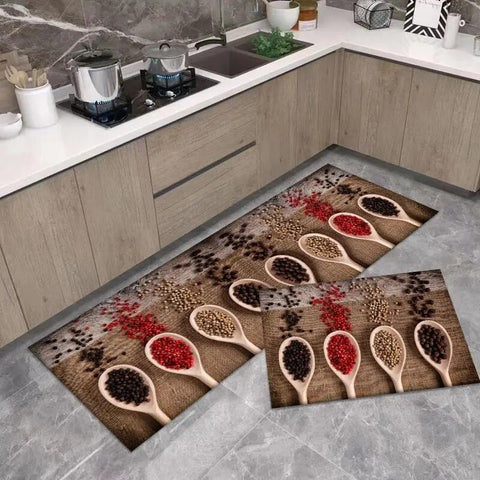2Pcs Set Kitchen Floor Mat Non Slip 2Pcs Set Kitchen Floor Mat Non Slip