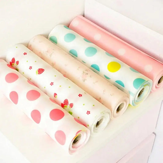 Kitchen Anti Slip Foam Drawer Mat - 2 Rolls Pack