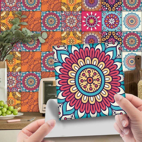 12 PCS Home Decor Tile Stickers Self Adhesive 12 PCS Home Decor Tile Stickers Self Adhesive