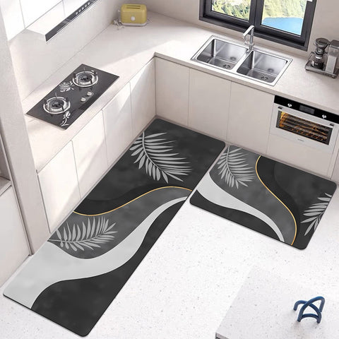2Pcs Set Kitchen Floor Mat Non Slip 2Pcs Set Kitchen Floor Mat Non Slip