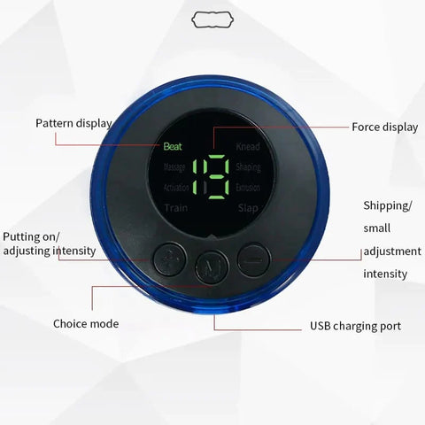 EMS Mini Body Massager Pulse Neck Pain Relief EMS Mini Body Massager Pulse Neck Pain Relief