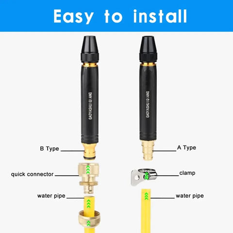 High Pressure Hose Nozzle Water Gun High Pressure Hose Nozzle Water Gun