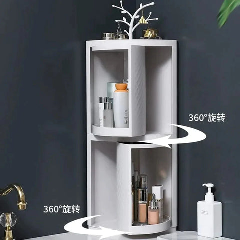 Rotatable Corner Bathroom Organizer Rotatable Corner Bathroom Organizer