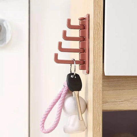 360 Rotary Self Adhesive 4 Wall Hooks 360 Rotary Self Adhesive 4 Wall Hooks