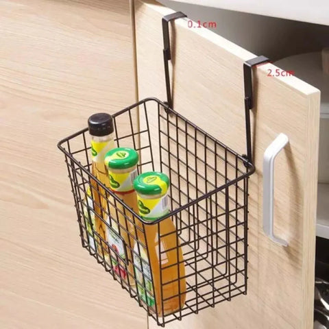 Hanging Under Shelf Iron Storage Basket Hanging Under Shelf Iron Storage Basket