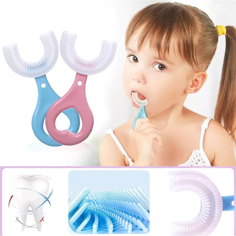 Silicone Baby Toothbrush U Shaped 360 Degree Silicone Baby Toothbrush U Shaped 360 Degree
