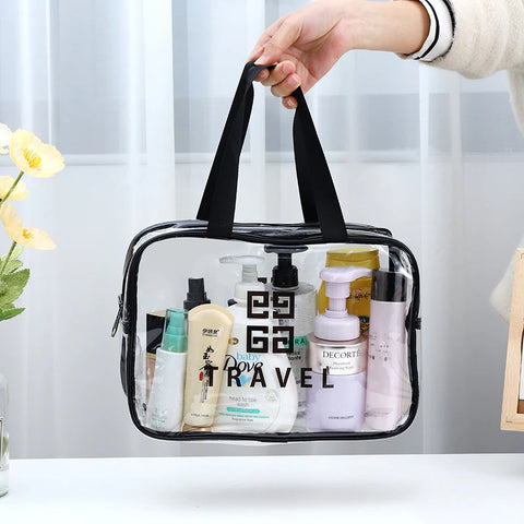 Transparent Cosmetic Bag Organizer Transparent Cosmetic Bag Organizer