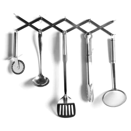 ADJUSTABLE EXTENDED STAINLESS STEEL SPOON HOLDER