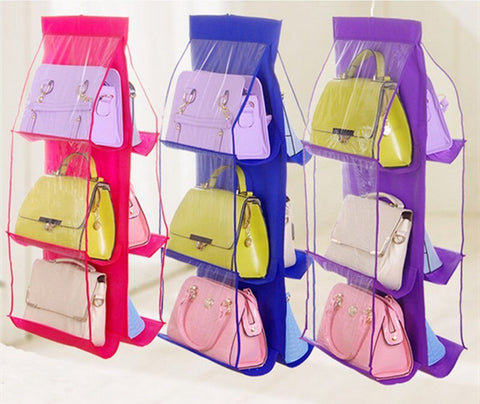 6 Pocket Hanging Bag Organizer 6 Pocket Hanging Bag Organizer