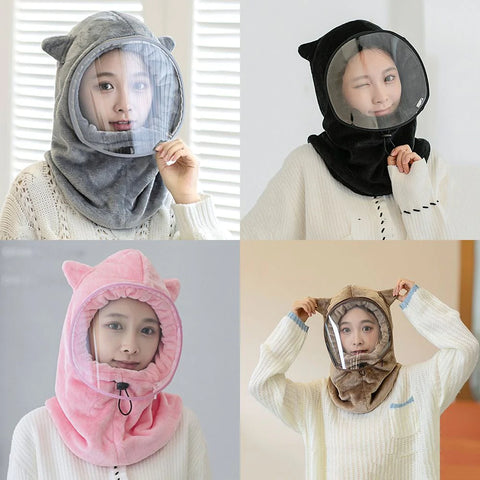 Cute Winter Hedging Face Mask Cap Cute Winter Hedging Face Mask Cap