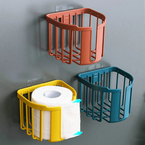 Hanging bathroom tissue holder Hanging bathroom tissue holder