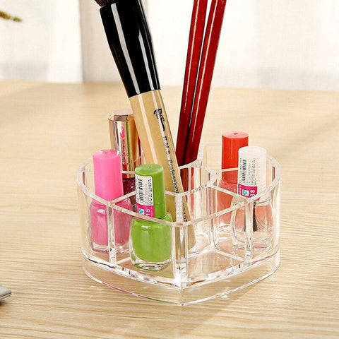 Acrylic Lipstick Organizer Heart Shape Acrylic Lipstick Organizer Heart Shape