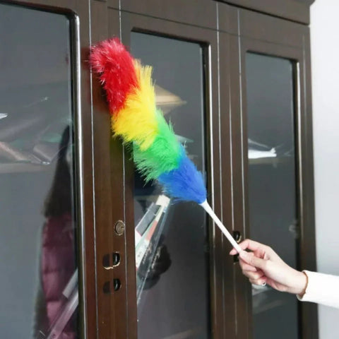 Soft Cleaning Duster With Plastic Handle Soft Cleaning Duster With Plastic Handle
