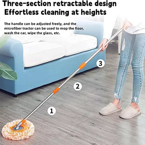 Multifunctional Extendable Wall Cleaning Mop, 360°Rotatable Adjustable Cleaning Mop Multifunctional Extendable Wall Cleaning Mop, 360°Rotatable Adjustable Cleaning Mop