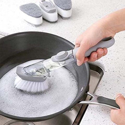 Liquid Soap Dishwashing Brush Scrubber Liquid Soap Dishwashing Brush Scrubber