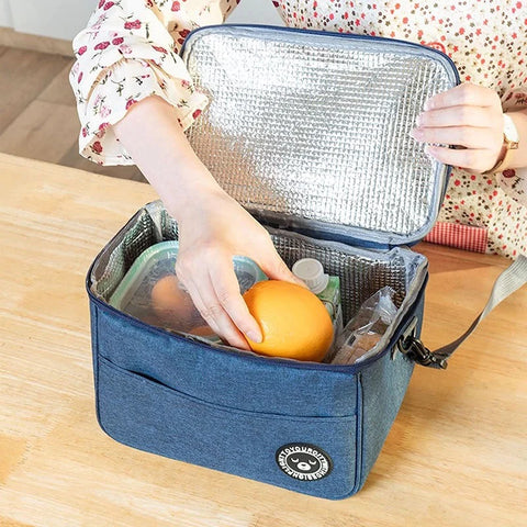 Portable Folding Thermal Insulation Carrier Lunch Bag Portable Folding Thermal Insulation Carrier Lunch Bag