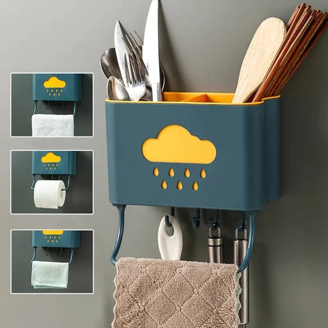 Wall Mounted Cutlery Drainer Rack Wall Mounted Cutlery Drainer Rack
