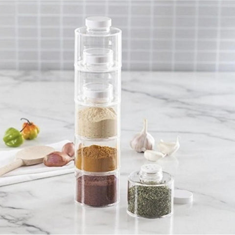 6 Bottle Stackable Spice Tower 6 Bottle Stackable Spice Tower