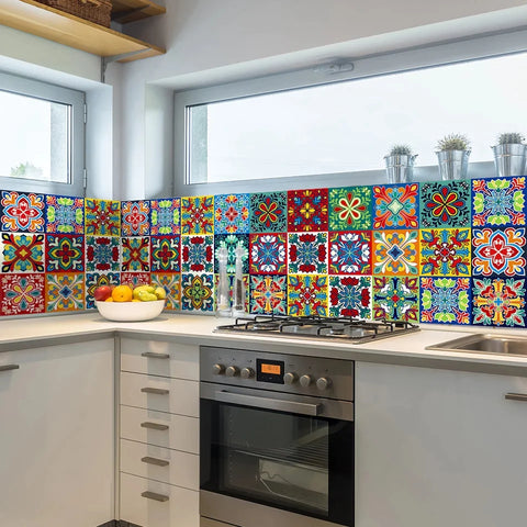 12 PCS Home Decor Tile Stickers Self Adhesive 12 PCS Home Decor Tile Stickers Self Adhesive