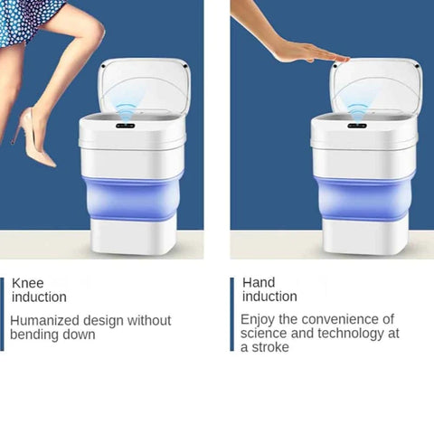 Smart Sensor Folding Trash Can Smart Sensor Folding Trash Can