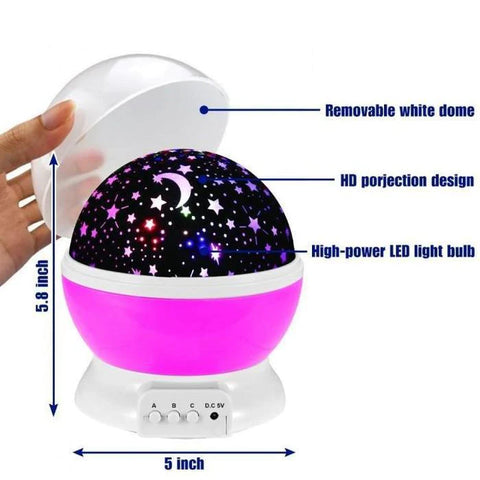 Projector Night Lamp Rotating Stars Projector Night Lamp Rotating Stars