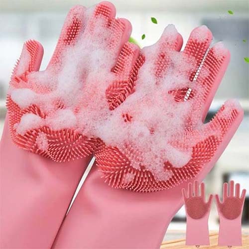 Magic Washing Gloves – Pair Of Silicone Washing Gloves