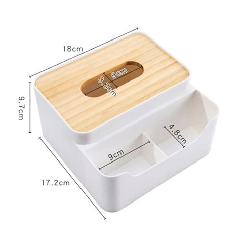 Wooden Desktop Tissue And Remote Holder Wooden Desktop Tissue And Remote Holder