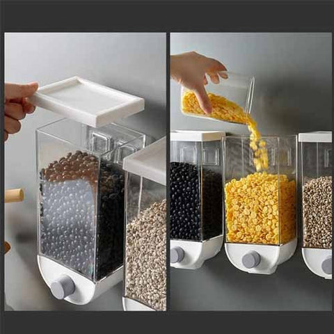 Cereal Grain Dispenser Wall Mounted Cereal Grain Dispenser Wall Mounted