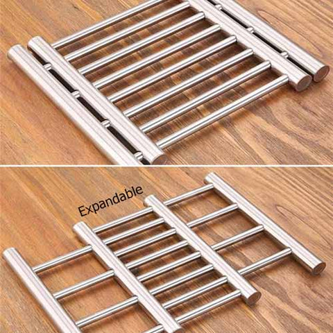 Expandable Hot Pot Rack Stainless Steel Expandable Hot Pot Rack Stainless Steel