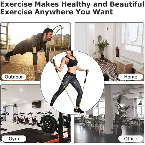 11Pcs Fitness Resistance Bands Set 11Pcs Fitness Resistance Bands Set