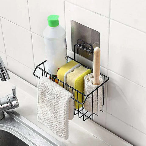 Iron Sponge Holder Rack Wall Mounted Iron Sponge Holder Rack Wall Mounted