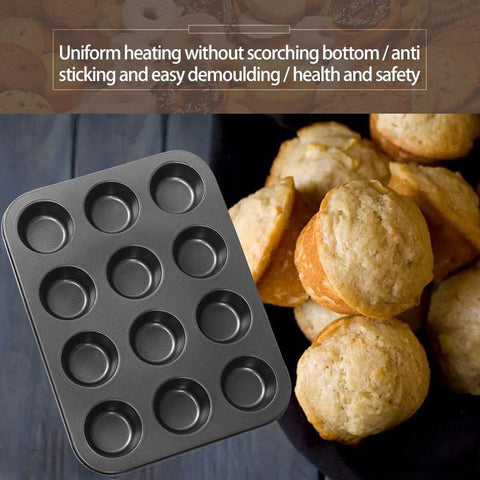 12 Molds Muffin And Cupcake Tray 12 Molds Muffin And Cupcake Tray