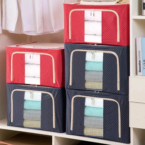 Folding Storage Box For Clothes - 55 Ltr Folding Storage Box For Clothes - 55 Ltr