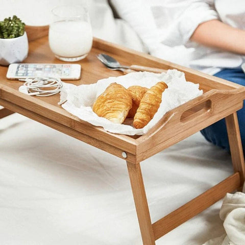 Bamboo Breakfast Bed Tray Table Bamboo Breakfast Bed Tray Table